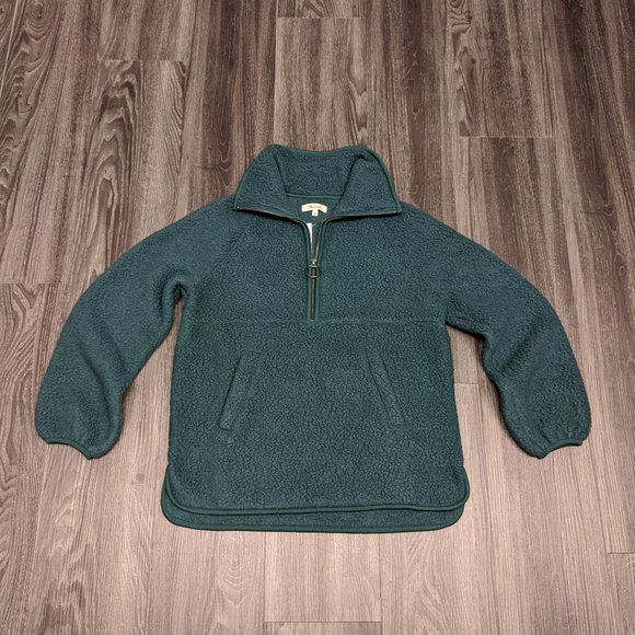 Madewell Sweaters - Madewell Polartec Fleece Half Zip Sweatshirt